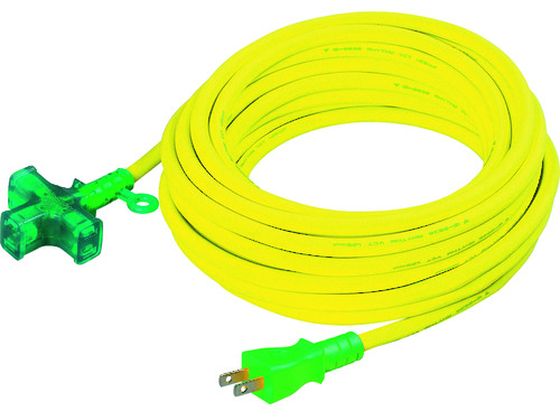 日動 延長コード 十字型トリプルランプ付 100V 2芯 10m LT2-10 日動 延長コード 十字型トリプルランプ付 100V 2芯 10m LT2-10