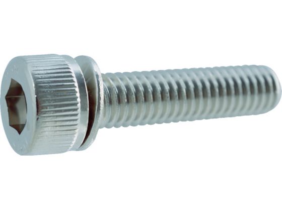TRUSCO ギザ付皿ばね座金付六角穴付ボルト M6×12 8本入 Y011-0612 TRUSCO ギザ付皿ばね座金付六角穴付ボルト M6×12 8本入 Y011-0612