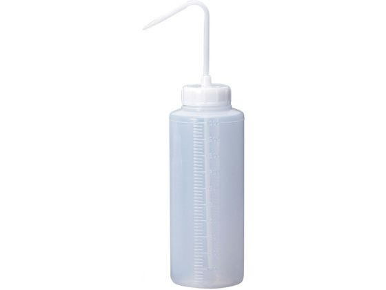 新潟精機 PE広口洗浄ビン 丸 1000ml WPS-1000