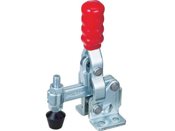 スーパー 下方押え型トグルクランプ(垂直ハンドル式)全長:100mm 締付力:0.91kN TDV250F スーパー 下方押え型トグルクランプ(垂直ハンドル式)全長:100mm 締付力:0.91kN TDV250F