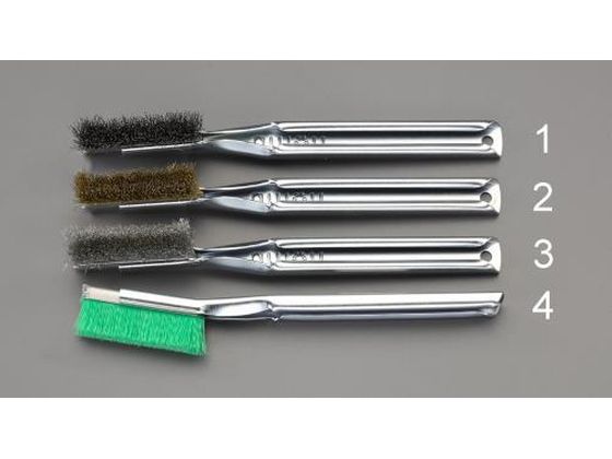 ●ハンドルが太いので、長時間の作業でも疲れません。●ブラシ材質：スチール●入数：１本●ブラシサイズ（ｍｍ）：１０×６３●毛丈（ｍｍ）：１７●線径（ｍｍ）：０．２●全長（ｍｍ）：２１０●行：１行●形状：