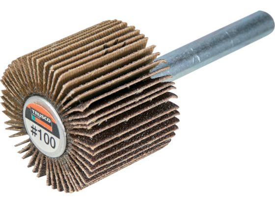 TRUSCO フラップホイール 外径25×幅25×軸径6 (5個入) #100 100# UF2525 TRUSCO フラップホイール 外径25×幅25×軸径6 (5個入) #100 100# UF2525