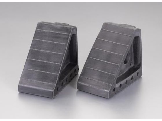 エスコ タイヤストッパー 2個組 100×200×150mm EA984VA-12 エスコ タイヤストッパー 2個組 100×200×150mm EA984VA-12