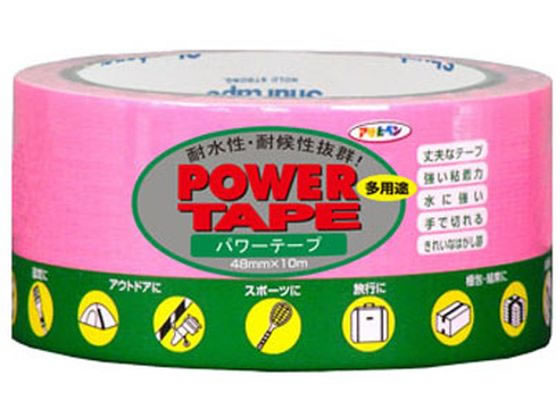 アサヒペン パワーテープ T105 48mm×10m蛍光ピンク