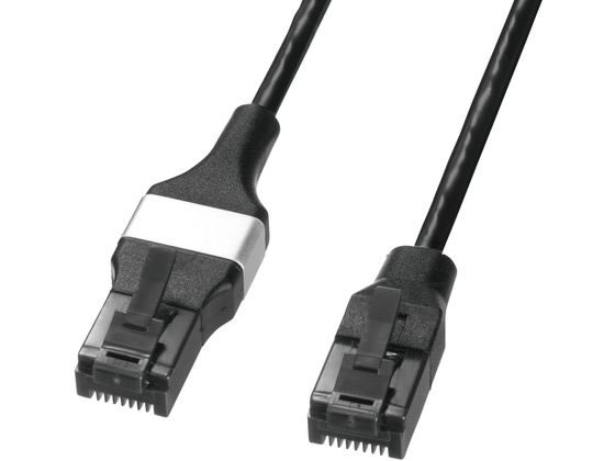 サンワサプライ ブレイクアウェイCAT6A LANケーブル 2m KB-SL6ABA-02BK サンワサプライ ブレイクアウェイCAT6A LANケーブル 2m KB-SL6ABA-02BK