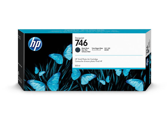 HP HP746 インクカートリッジ マットブラック 300ml P2V83A