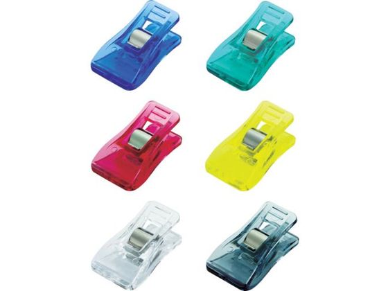 TRUSCO スタンドクリップ 6色セット 30個入 TSG30-SET