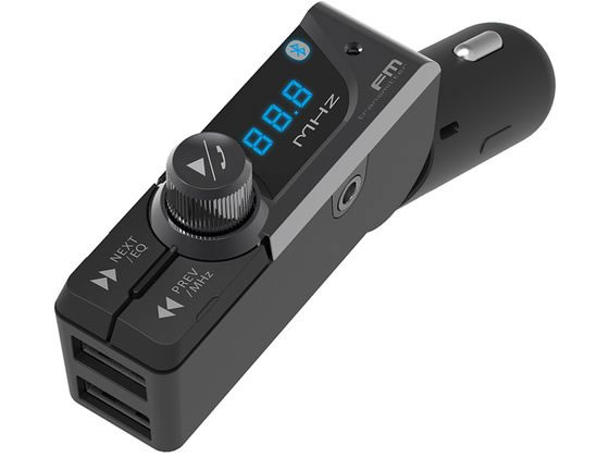カシムラ Bluetooth FMトランスミッターUSB2ポ-ト自動判定AUX KD230 カシムラ Bluetooth FMトランスミッターUSB2ポ-ト自動判定AUX KD230