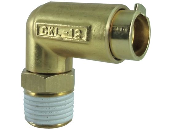 チヨダ タッチコネクターエルボコネクターHタイプ(金属) 接続口径R1/2 CKL-12-04H チヨダ タッチコネクターエルボコネクターHタイプ(金属) 接続口径R1/2 CKL-12-04H