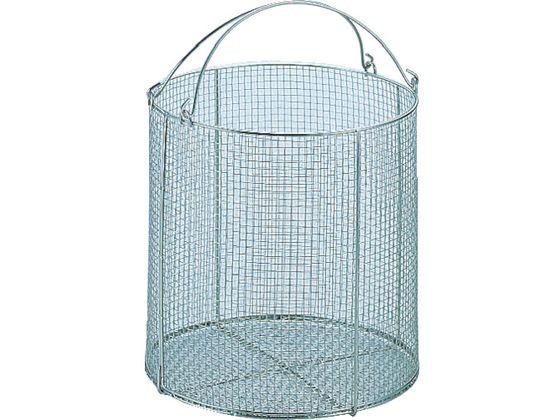 サンワ ステンレス丸型洗浄カゴ 小 SM-15