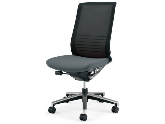 ●品番：ＣＲ−ＧＡ２５０２Ｅ６ＧＭＥ５−Ｖ●カラー／本体・背：ブラック、座：ダルグレー●外寸法／幅〜６８０×奥行６０５〜８４５×高さ９８５〜１０７５ｍｍ●座面寸法／幅５００×奥行４１０〜４６０ｍｍ●肘