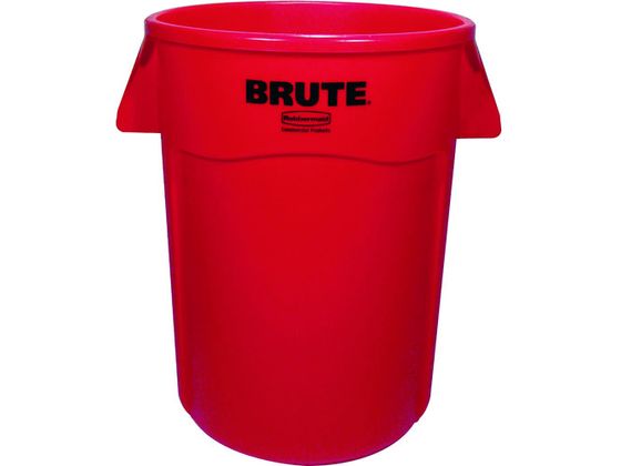 ラバーメイド ラウンドブルートコンテナ スリット付き 37.9L レッド 261005