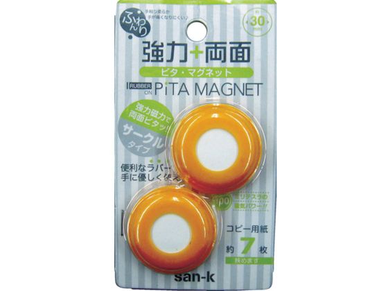 サンケー ふんわり強力 両面ピタマグネット パイナップル 2個