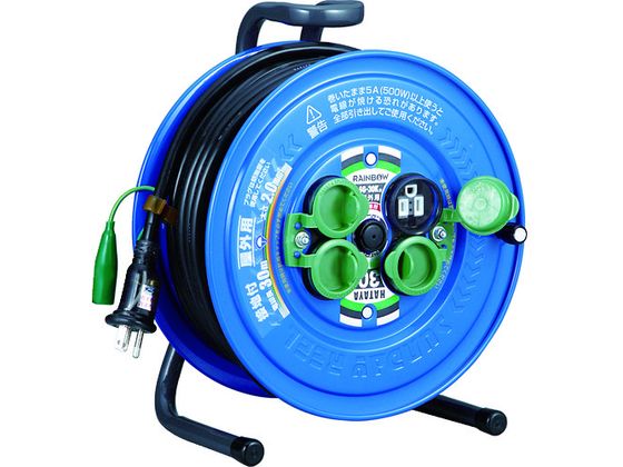 ハタヤ 防雨型サンデーレインボーリール 単相100Vアース付 30m SG-30K ハタヤ 防雨型サンデーレインボーリール 単相100Vアース付 30m SG-30K