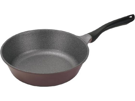 パール金属 さっと量れるメガストーン 深型フライパン28cm目盛付