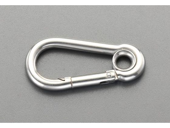 エスコ スナップフック ステンレス製 8.0×80mm EA638DB-24