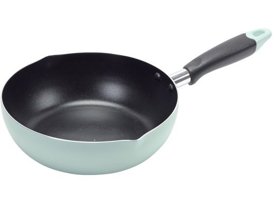 パール金属 ふっ素加工IH対応目盛付料理フライパン22cmグリーン