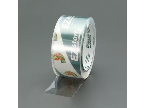 エスコ 梱包用透明テープ [DUCK] 静音 66μ 48mm×50m 4巻