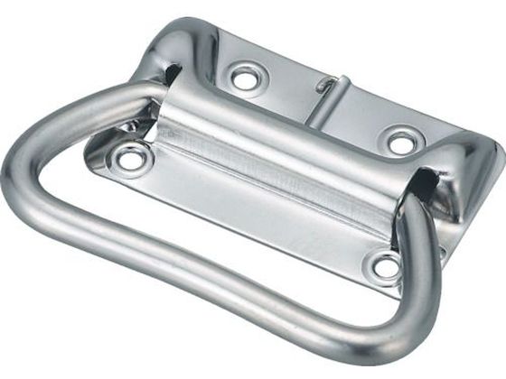TRUSCO スプリング付トランク取手 ステンレス製 105mm TT-105S TRUSCO スプリング付トランク取手 ステンレス製 105mm TT-105S
