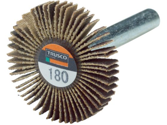 TRUSCO 薄型フラップホイール 30×5×6 #180 5個入 UF3005-180 TRUSCO 薄型フラップホイール 30×5×6 #180 5個入 UF3005-180