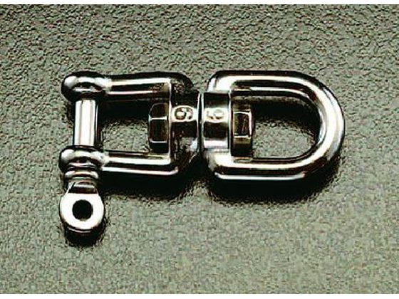 エスコ スイベル Eye & Jaw ステンレス製 2130kg 187mm EA638FC-16