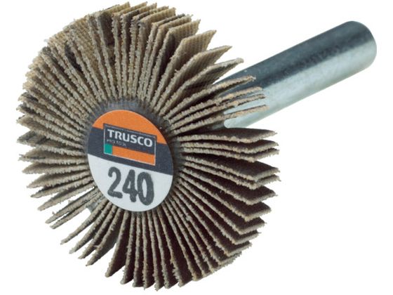 TRUSCO 薄型フラップホイール 30×5×6 #240 5個入 UF3005-240 TRUSCO 薄型フラップホイール 30×5×6 #240 5個入 UF3005-240