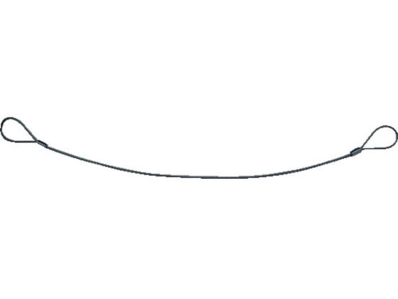 ニッサチェイン ステンレスカットワイヤー アルミカシメ 2.0×300mm Y-49