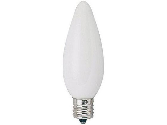 ヤザワ シャンデリア球 10W ホワイト 口金E12 C321210W