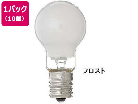 ヤザワ 省エネクリプトン球 40W形 フロスト 10個 P351736F10P