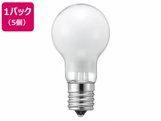 ヤザワ 省エネクリプトンランプ 60W形 フロスト長寿命 5個