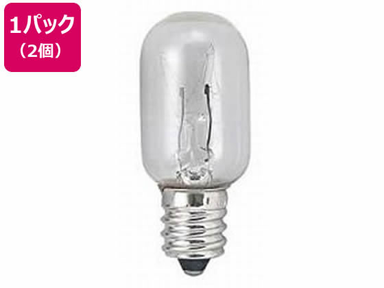 ヤザワ ナツメ球 10W クリア 2個 T201210C