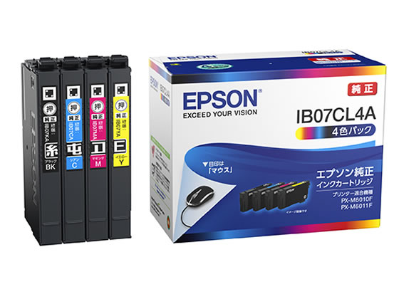 EPSON インクパック 4色パック IB07CL4A