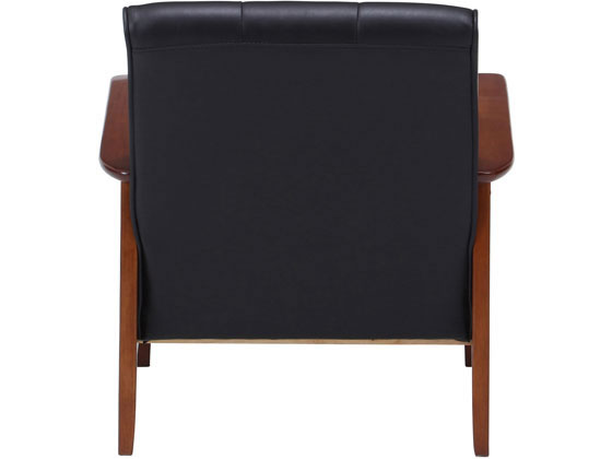 1人掛けソファー バイキャストPUソファー ラバーズ ダークブラウン 椅子