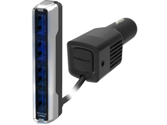 カシムラ リバーシブルUSB 4ポート DC-7.2A DC024