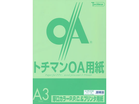 SAKAEテクニカルペーパー 厚口カラーPPC A3 バンブグリーン50枚*10冊