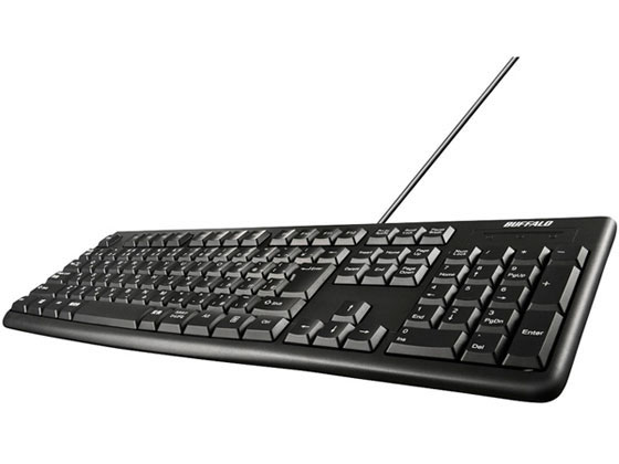 バッファロー USB接続 有線キーボード ブラック BSKBU100BK