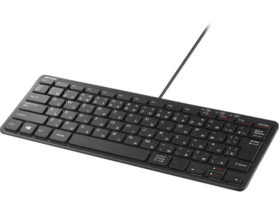 バッファロー USB接続 有線コンパクトキーボード ブラック BSKBU300BK バッファロー USB接続 有線コンパクトキーボード ブラック BSKBU300BK