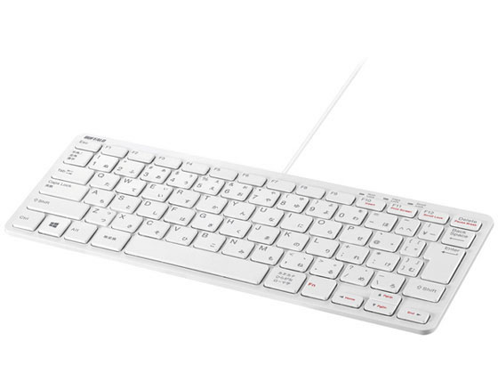 バッファロー USB接続 有線コンパクトキーボード ホワイト BSKBU300WH バッファロー USB接続 有線コンパクトキーボード ホワイト BSKBU300WH