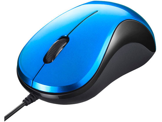 バッファロー 有線 BlueLEDマウス 静音3ボタン ブルー BSMBU100BL バッファロー 有線 BlueLEDマウス 静音3ボタン ブルー BSMBU100BL