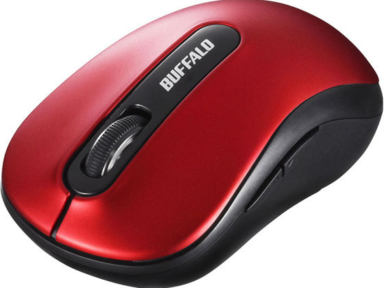 バッファロー 無線 5ボタン BlueLEDマウス レッド BSMBW310RD バッファロー 無線 5ボタン BlueLEDマウス レッド BSMBW310RD