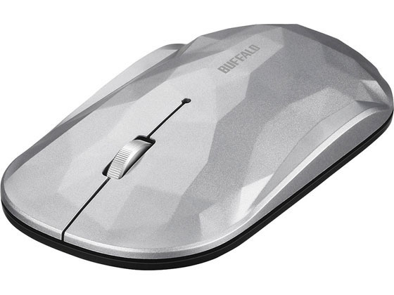 バッファロー 薄型3ボタン無線BlueLEDマウスジオメトリー BSMBW330GSV バッファロー 薄型3ボタン無線BlueLEDマウスジオメトリー BSMBW330GSV