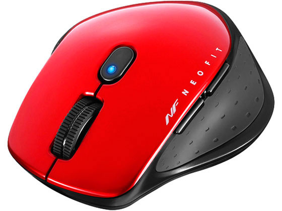 バッファロー 無線BlueLED5ボタンNEOFITマウスSレッド BSMBW510SRD バッファロー 無線BlueLED5ボタンNEOFITマウスSレッド BSMBW510SRD