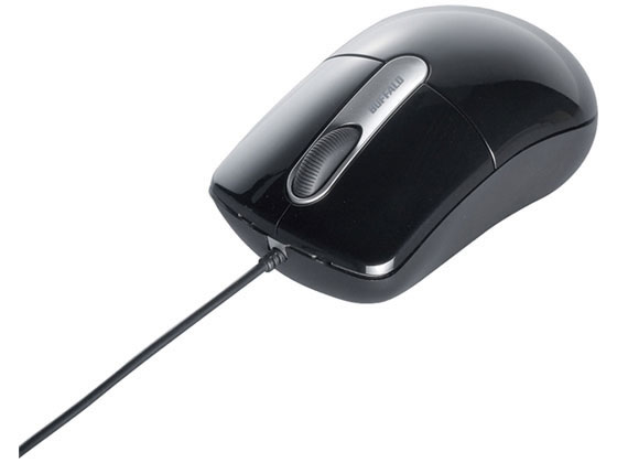 バッファロー 有線光学式マウス 静音3ボタン Mブラック BSMOU27SMBK バッファロー 有線光学式マウス 静音3ボタン Mブラック BSMOU27SMBK