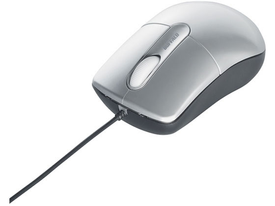 バッファロー 有線光学式マウス 静音3ボタン Mシルバー BSMOU27SMSV バッファロー 有線光学式マウス 静音3ボタン Mシルバー BSMOU27SMSV