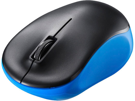 バッファロー 無線2.4GHz IRLEDマウス 3ボタン ブルー BSMRW100BL バッファロー 無線2.4GHz IRLEDマウス 3ボタン ブルー BSMRW100BL