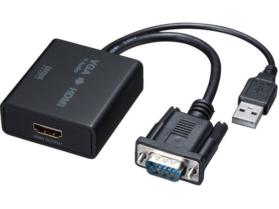 サンワサプライ VGA信号HDMI変換コンバーター VGA-CVHD7 サンワサプライ VGA信号HDMI変換コンバーター VGA-CVHD7