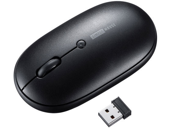 サンワサプライ 静音ワイヤレスマウス ブラック MA-WR187BK サンワサプライ 静音ワイヤレスマウス ブラック MA-WR187BK