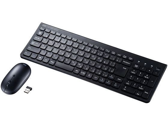 サンワサプライ マウス付きワイヤレスキーボード 充電式 テンキーあり サンワサプライ マウス付きワイヤレスキーボード 充電式 テンキーあり
