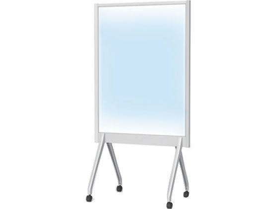 プラス アクリルパーテーション 943×573×1800mm ライトグレー