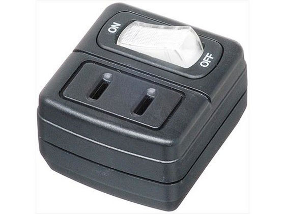 ヤザワ 省エネタップ 1個口 黒 Y02F110BK ヤザワ 省エネタップ 1個口 黒 Y02F110BK